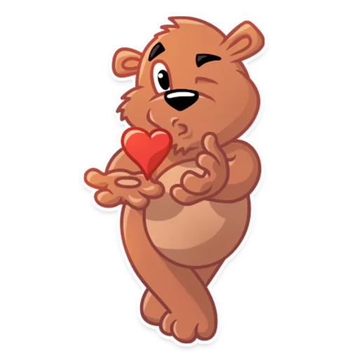 Marty Bearson sticker 2