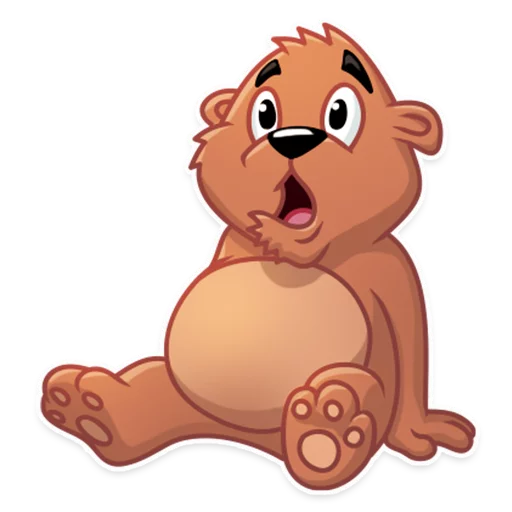 Marty Bearson sticker 4