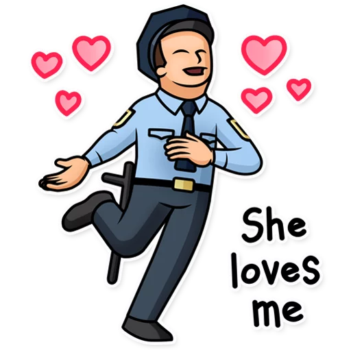 Meme Police sticker 2
