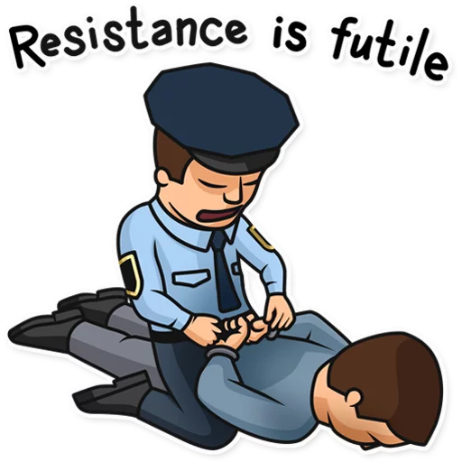 Meme Police sticker 12