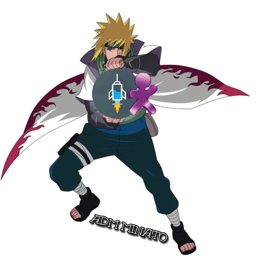 Minato Namikaze sticker 2