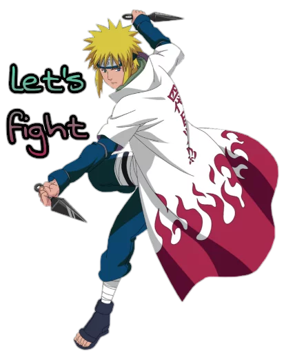 minato namikaze.saku sticker 9