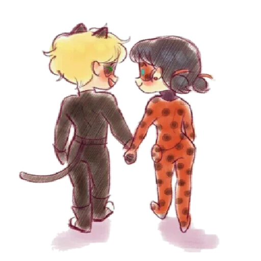 Miraculous ladybug & cat noir Telegram sticker pack
