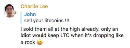 Make Litecoin Great Again sticker 7