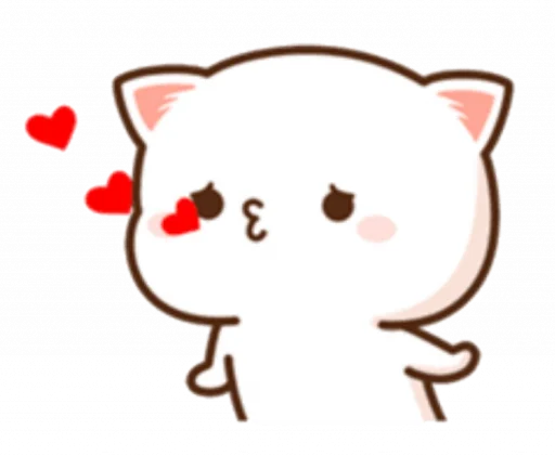 Mochi Peach Cat @SpoiledRabbits Telegram sticker pack