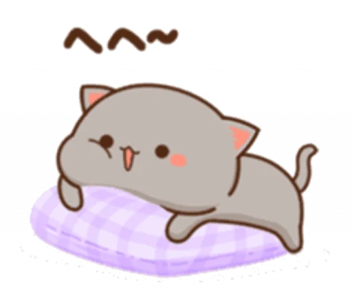Mochi Peach Cat @SpoiledRabbits sticker 2
