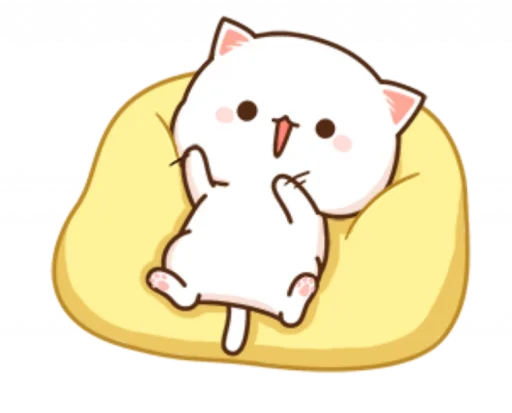 Mochi Peach Cat 2 @SpoiledRabbits sticker 2