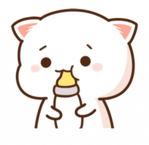 Mochi Peach Cat 2 @SpoiledRabbits sticker 12