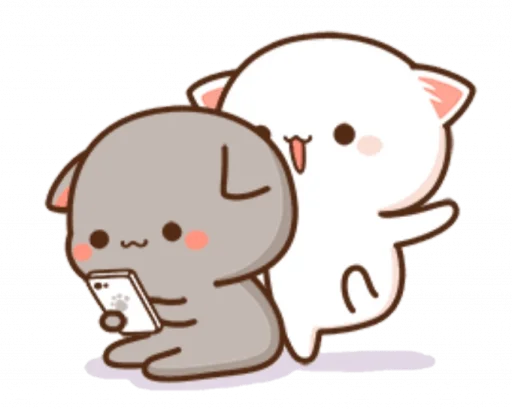 Mochi Peach Cat 2 @SpoiledRabbits sticker 4
