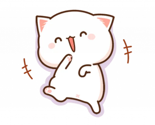 Mochi–Mochi Peach Cat sticker 3
