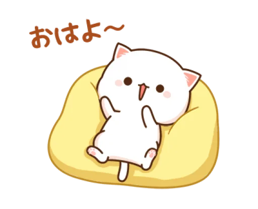 Mochi Mochi Peach Cat 2 @waesticker Telegram sticker pack
