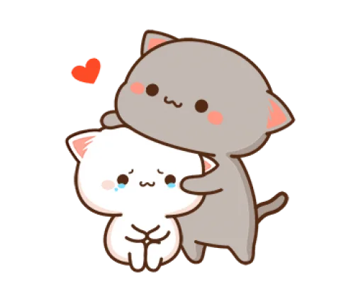 Mochi Mochi Peach Cat 2 @waesticker sticker 12