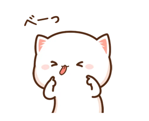 Mochi Mochi Peach Cat 2 @waesticker sticker 4
