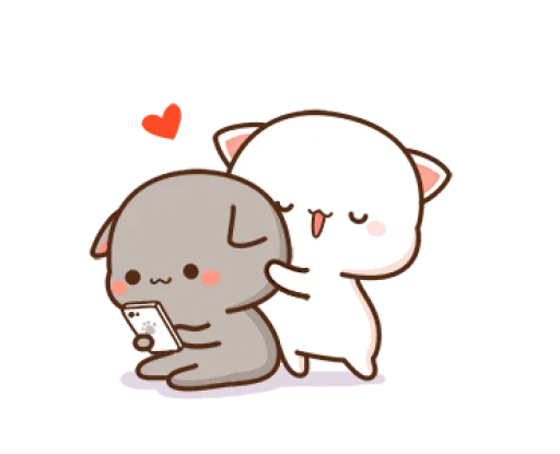 Mochi Mochi Peach Cat 2 @waesticker sticker 8