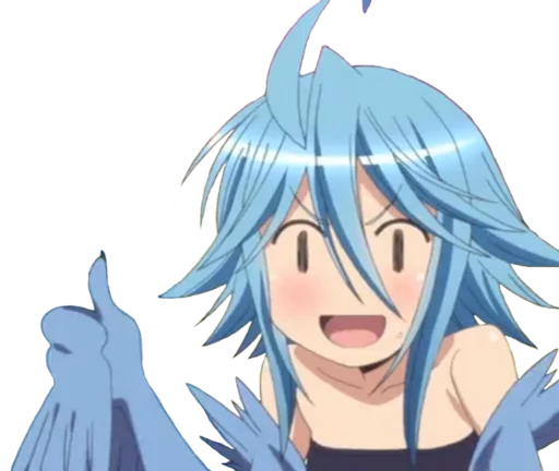 Monster Musume Vero Manga, leggetelo Telegram sticker pack