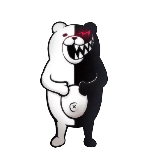 Monokuma Danganronpa stickers Telegram sticker pack