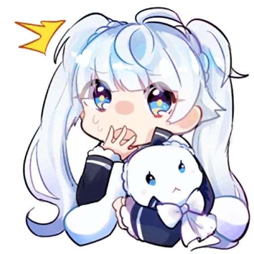 Moon Rabbit sticker 7