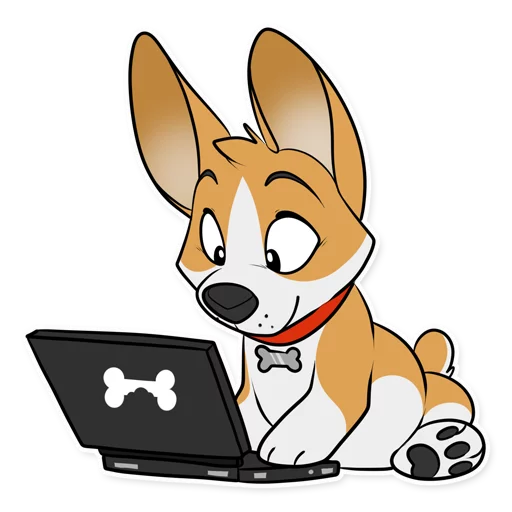Corgi by Muzz sticker 12