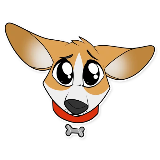 Corgi by Muzz sticker 9