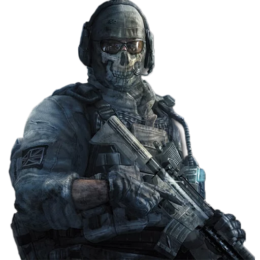 Ghost mw2 sticker 3