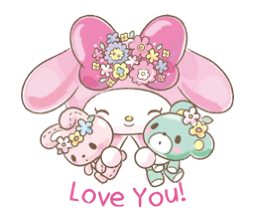 My Melody Too Cute sticker 9