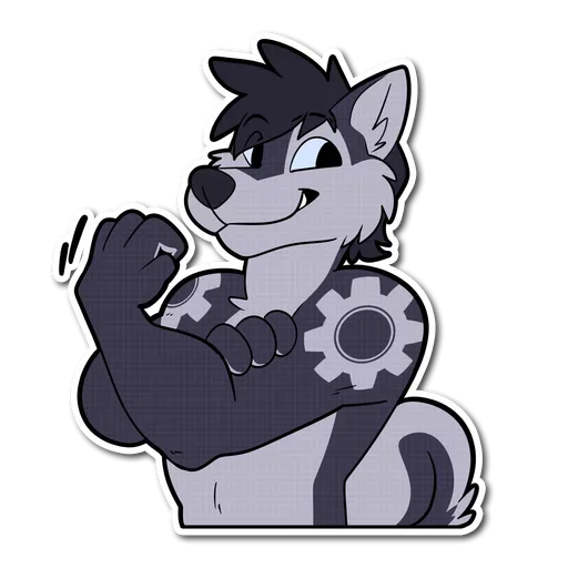 Kuki's NaL Dog Comp 1 sticker 3
