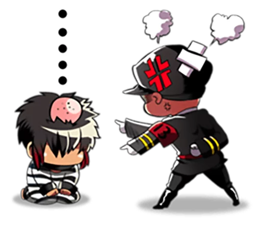 Nanbaka sticker 8