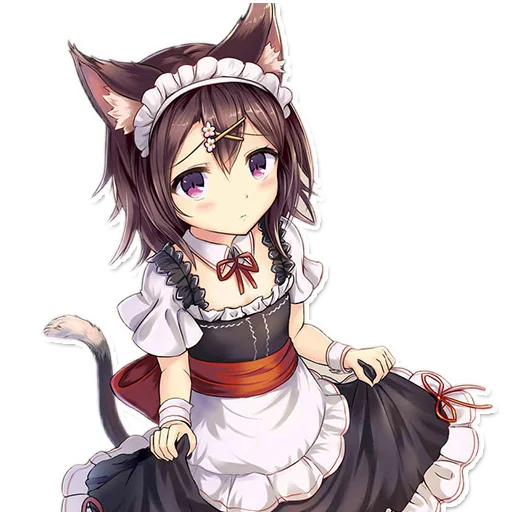 @LoliTyt Неко-горничные sticker 9