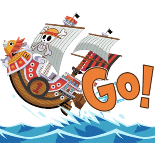 Animated ONE PIECE @Nekosticker sticker 12