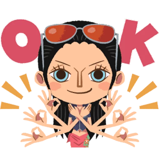 Animated ONE PIECE @Nekosticker sticker 6