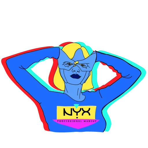 NYX COSMETICS GIRLS sticker 12