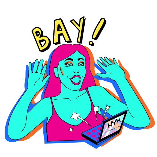 NYX COSMETICS GIRLS sticker 4