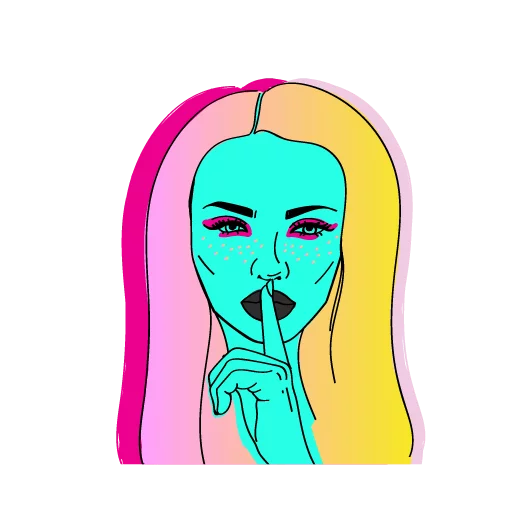 NYX COSMETICS GIRLS sticker 5