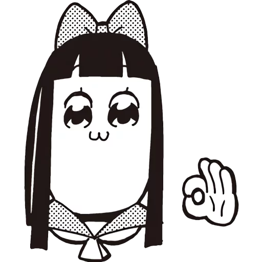 Pop Team Epic Telegram sticker pack
