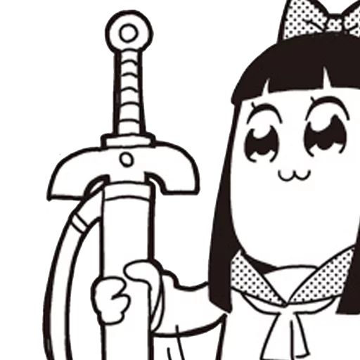 Pop Team Epic sticker 11