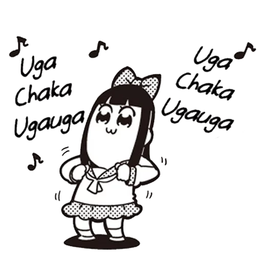 Pop Team Epic sticker 8
