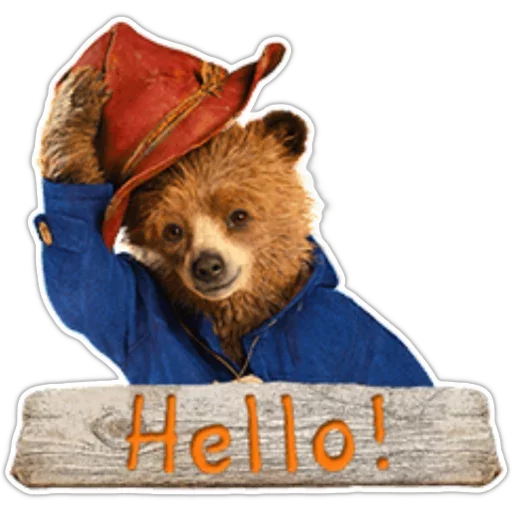 Paddington Telegram sticker pack