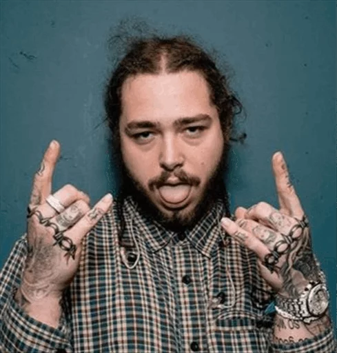 Post Malone @ElOlive Telegram sticker pack