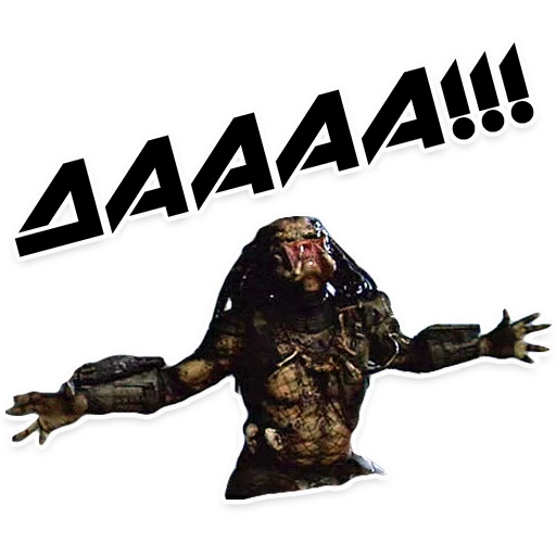 Predator sticker 7