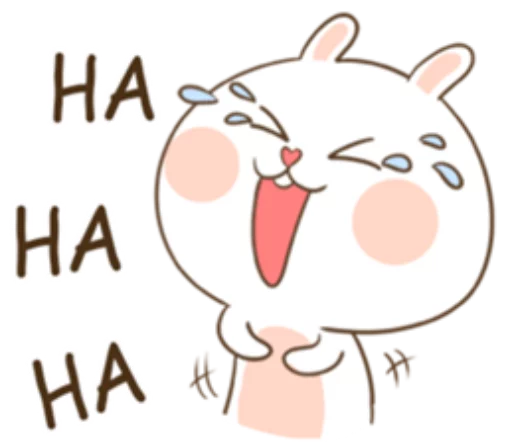 Puffy Bear and Rabbit sticker 12