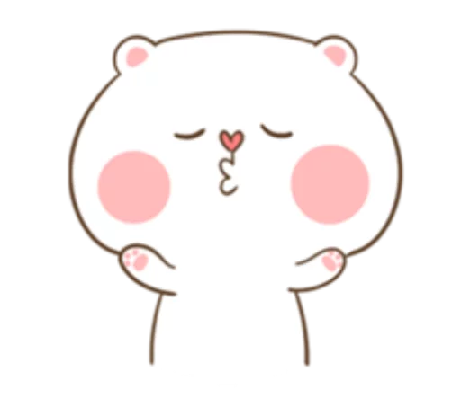 Puffy Bear and Rabbit sticker 5