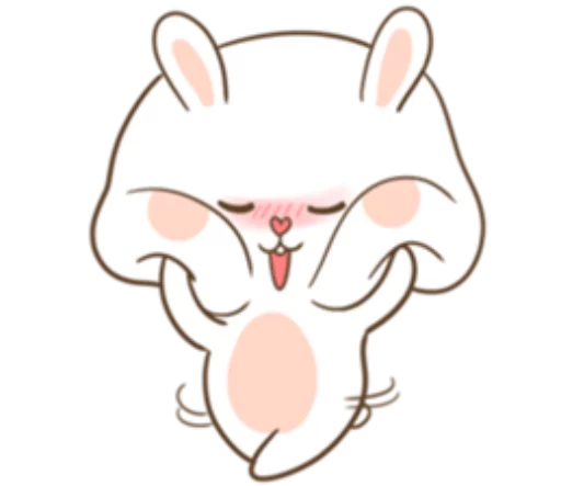 Puffy Bear and Rabbit sticker 9