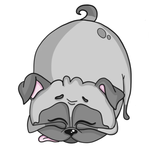 Pug Telegram sticker pack