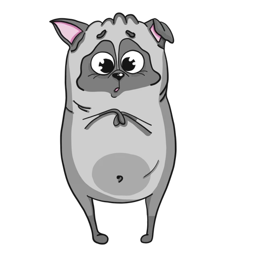Pug sticker 10