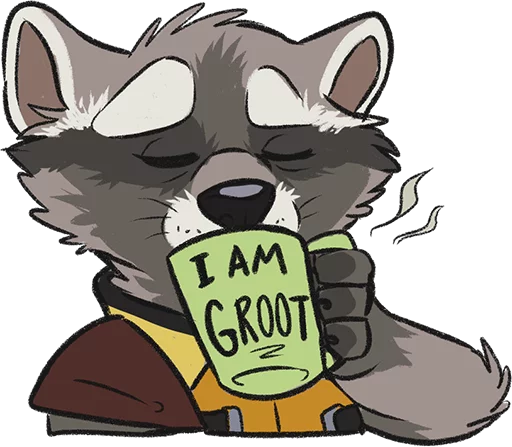 Rocket Raccoon sticker 2