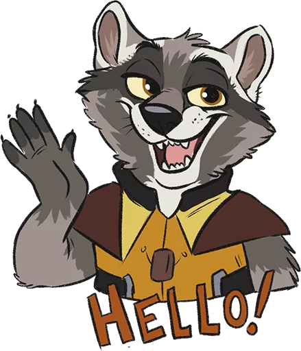 Rocket Raccoon sticker 7