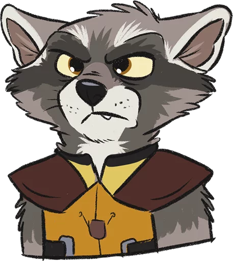 Rocket Raccoon sticker 10