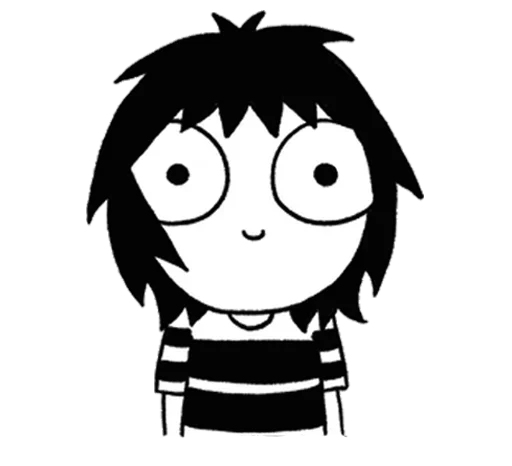 Sarah Andersen (@Mehrdwd) Telegram sticker pack