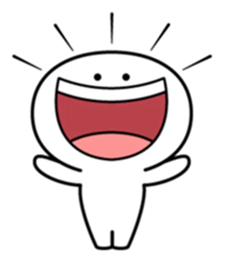 Spoiled Rabbit Smile Person Big Mouth Telegram sticker pack