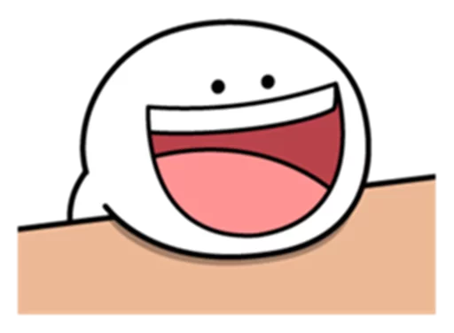 Spoiled Rabbit Smile Person Big Mouth sticker 11